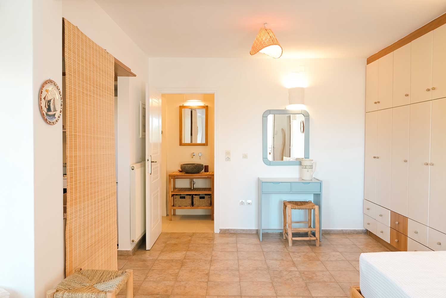 The interior of Ambeli family house at Kavos