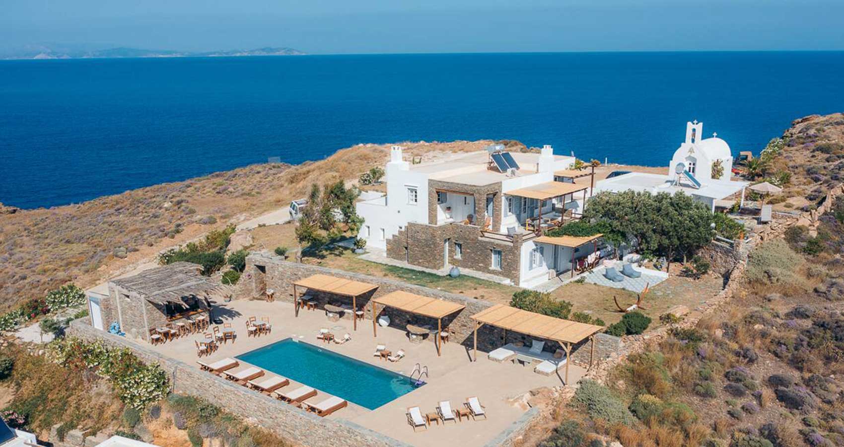 Hotel Kavos with pool in Sifnos