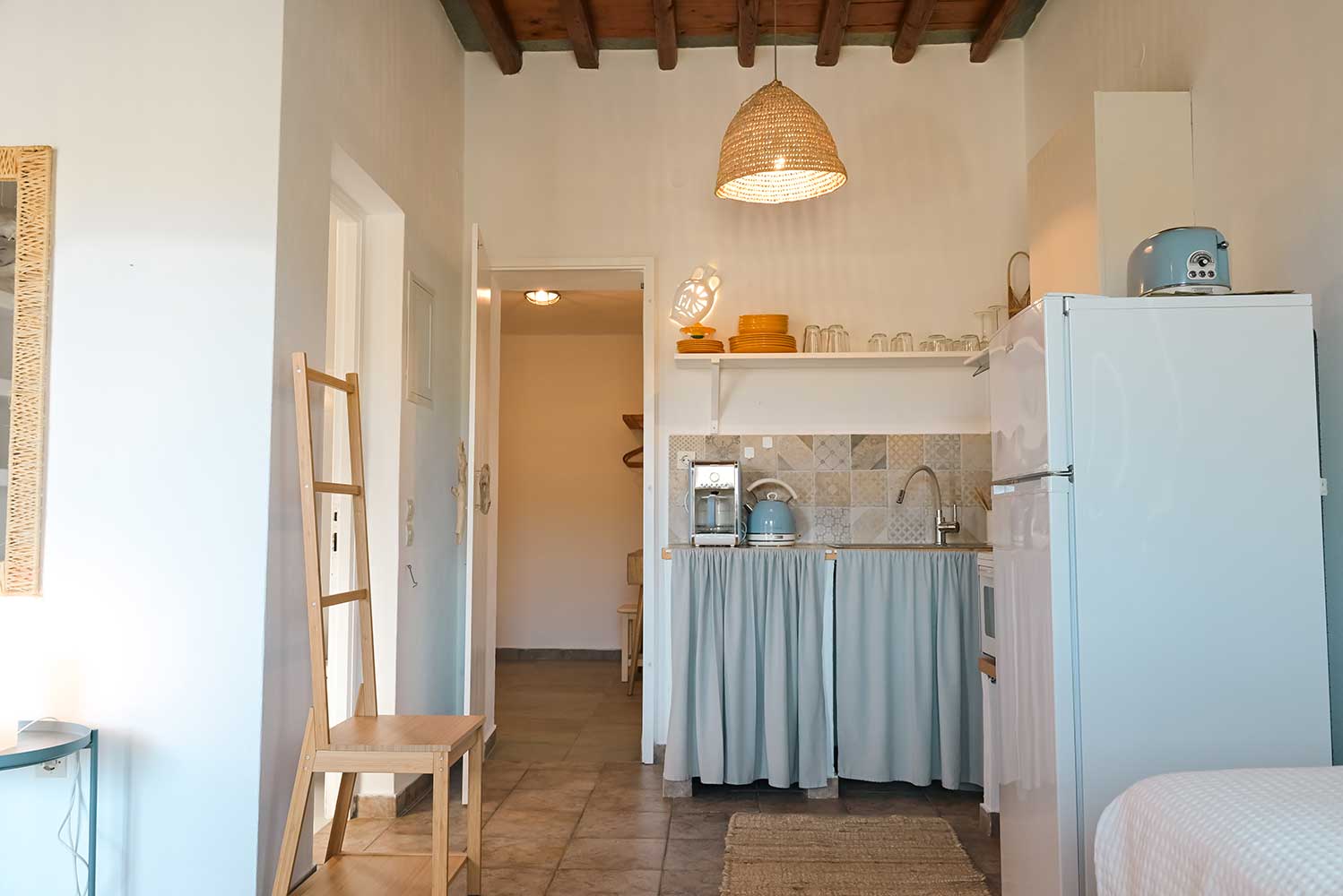 The kitchen of Levanda family house at Kavos