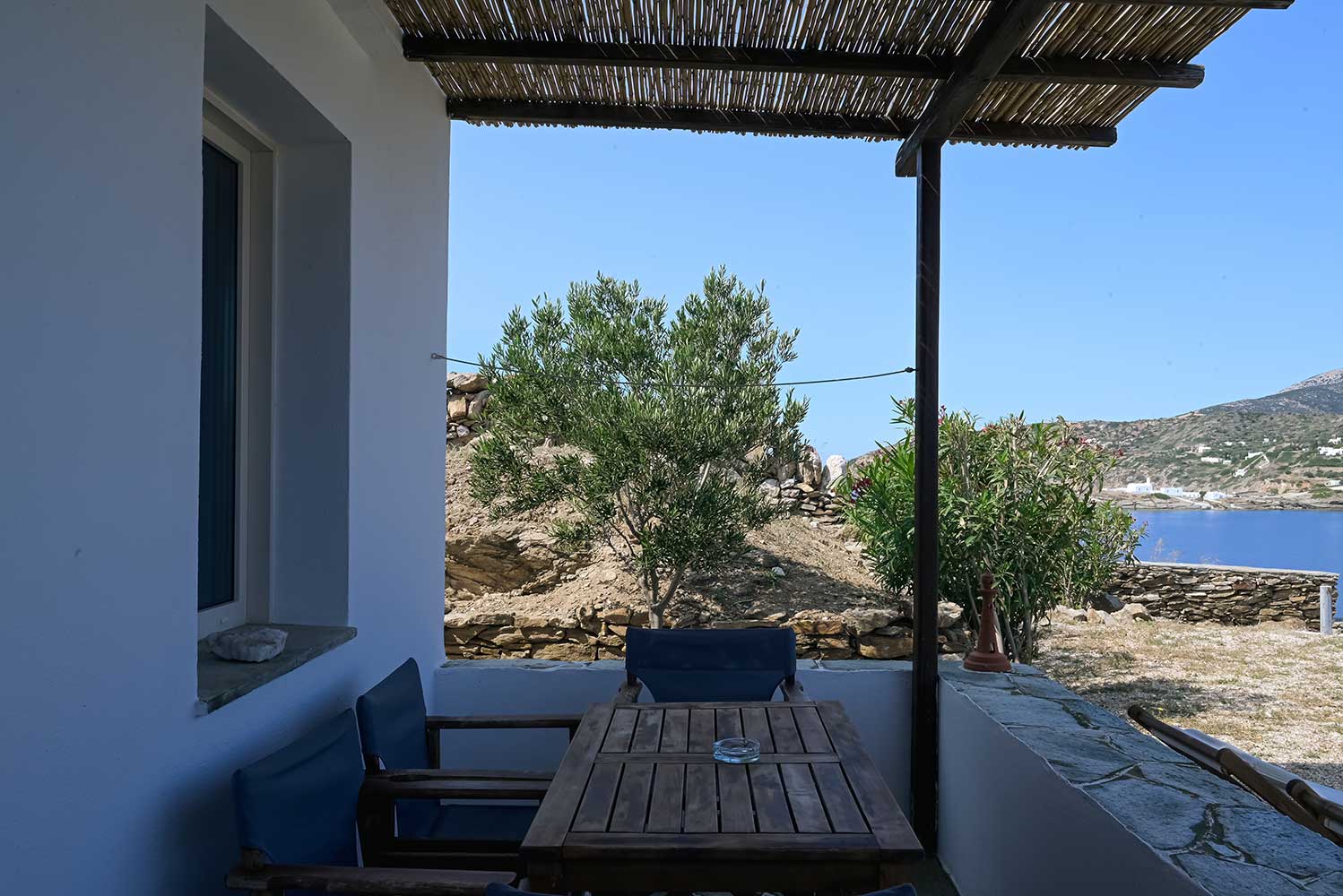 The patio of Levanda family house at Kavos