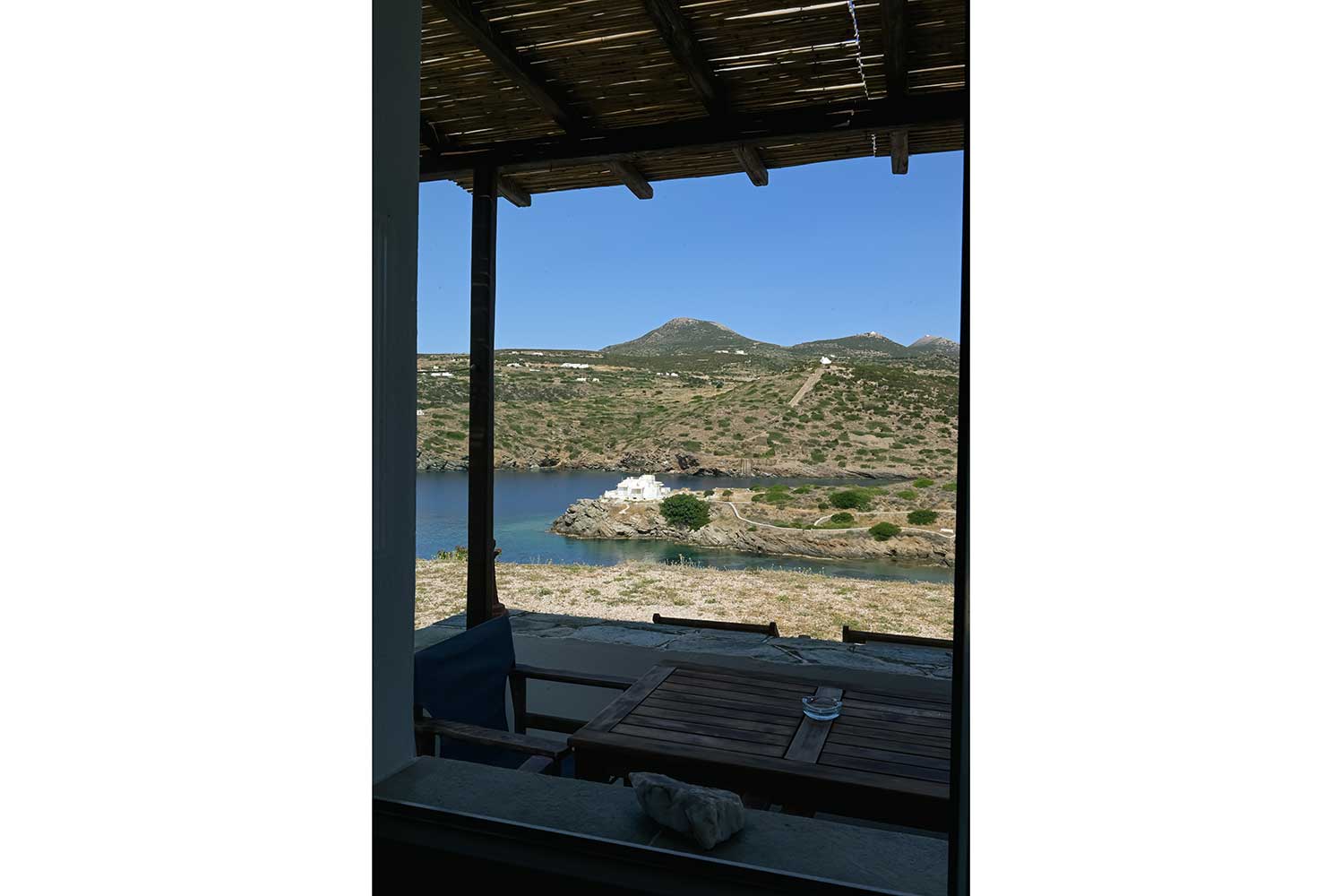 The sea view from Levanda family house at Kavos