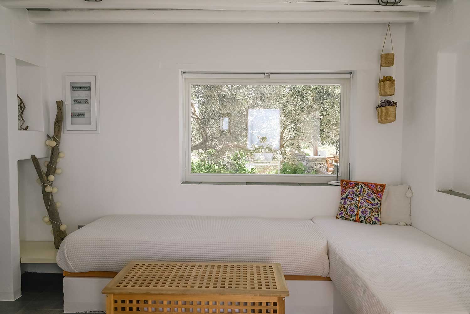 The interior of Thimari traditional house at Kavos