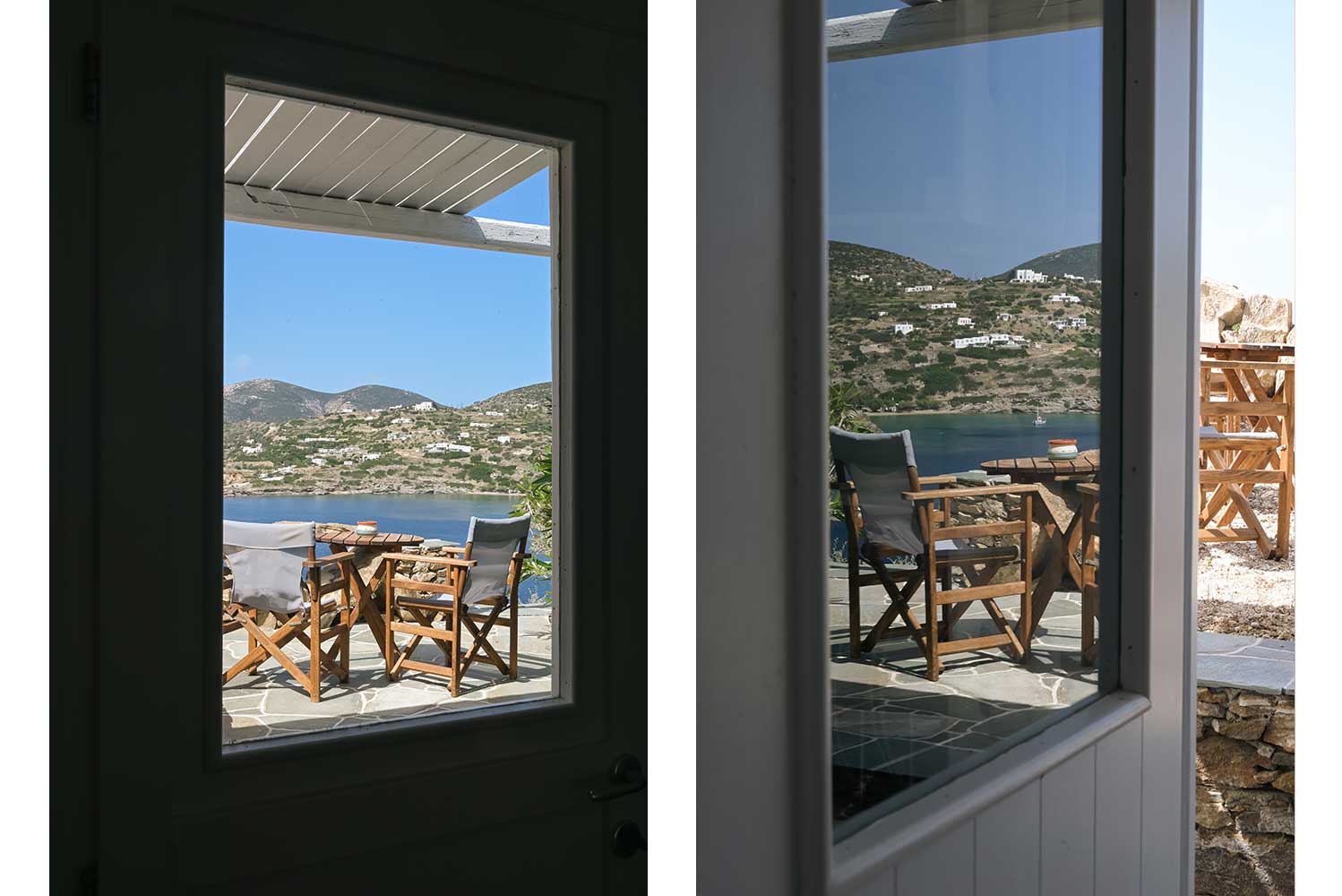 The balcony of Thimari traditional house at Kavos